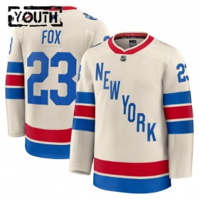Lasten NHL New York Rangers Pelipaita 2025-26 Fanatics Premium Adam Fox Winter Classic Valkoinen